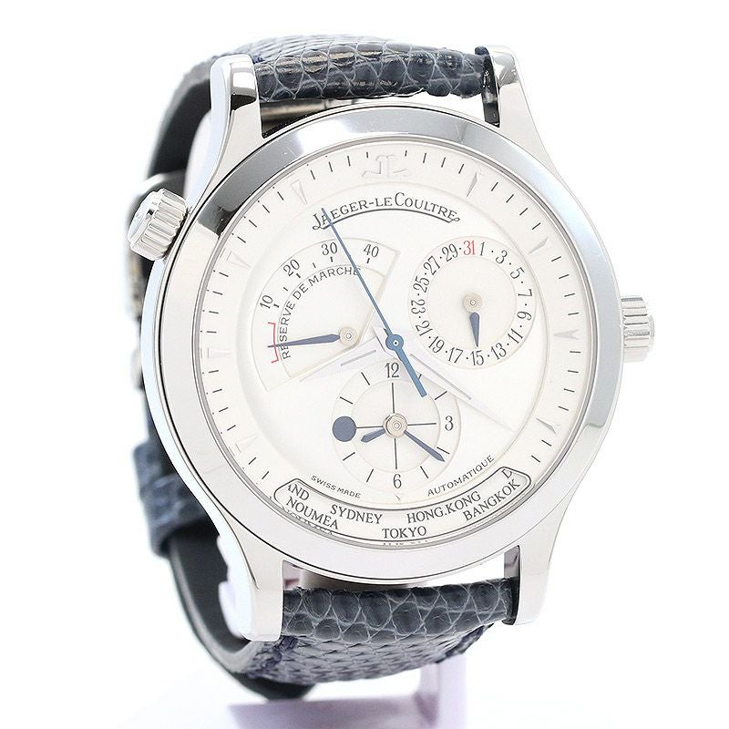 【中古】JAEGER-LECOULTRE <br>MASTER GEOGRAPHIC <br>ジャガー・ルクルト <br>マスター・ジオグラフィーク <br>Q1428420 (142.8.92)