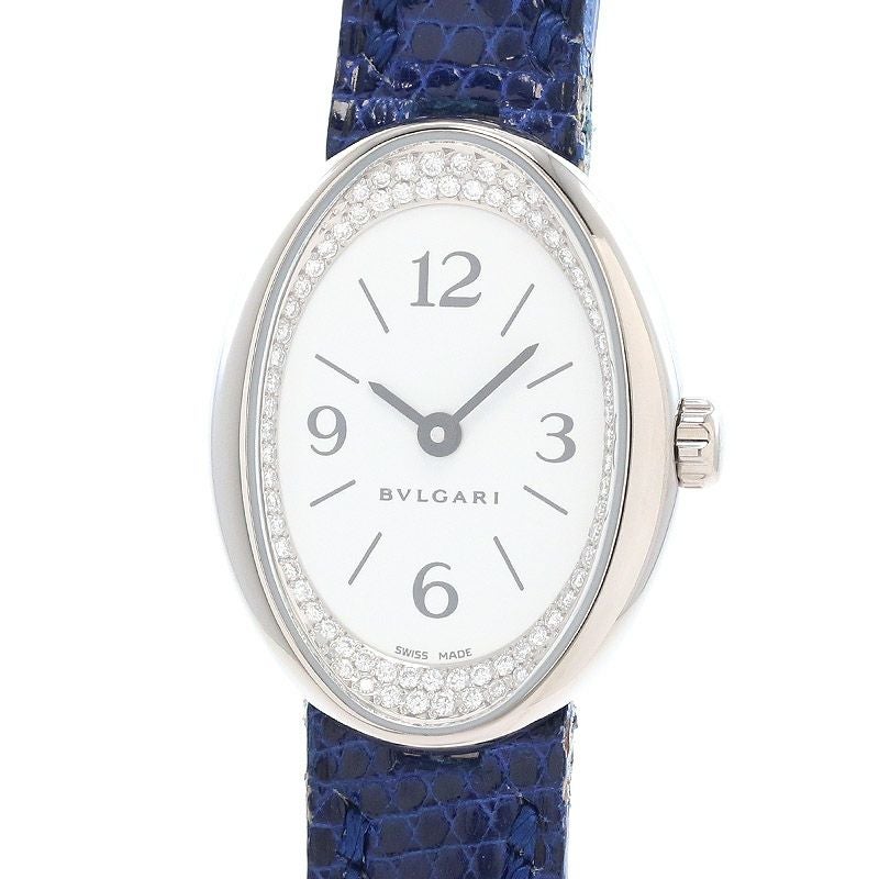 ブルガリ オーバル OVW27G クォーツ レディース 【中古】 BVLGARI - ブルガリ オーバル OVW27G クォーツ レディース 【中古】の