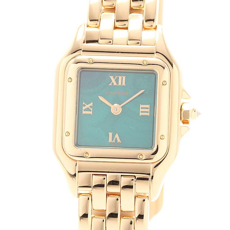 中古】CARTIER PANTHERE SMALL MODEL MALACHITE カルティエ パンテール