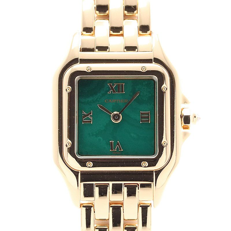 中古】CARTIER PANTHERE SMALL MODEL MALACHITE カルティエ パンテール