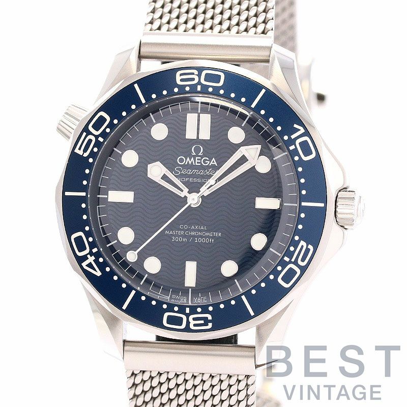 【中古】OMEGA SEAMASTER DIVER 300M JAMES BOND 60TH ANNIVERSARY EDITON オメガ シーマスター ダイバー 300M ボンド映画60周年記念モデル 210.30.42.20.03.002