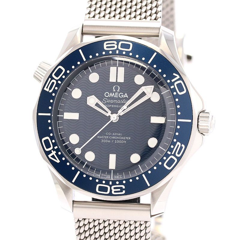 【中古】OMEGA SEAMASTER DIVER 300M JAMES BOND 60TH ANNIVERSARY EDITON オメガ シーマスター ダイバー 300M ボンド映画60周年記念モデル 210.30.42.20.03.002