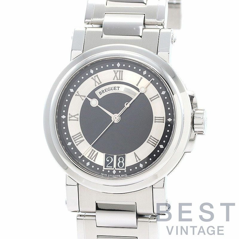 【中古】BREGUET MARNE 5817 / MARINE II LARGE DATE ブレゲ マリーン 5817 / マリーン II ラージデイト 5817ST/92/SMO (G5817ST92SM0)