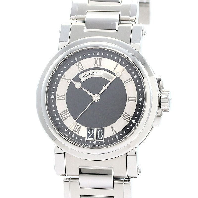 【中古】BREGUET MARNE 5817 / MARINE II LARGE DATE ブレゲ マリーン 5817 / マリーン II ラージデイト 5817ST/92/SMO (G5817ST92SM0)