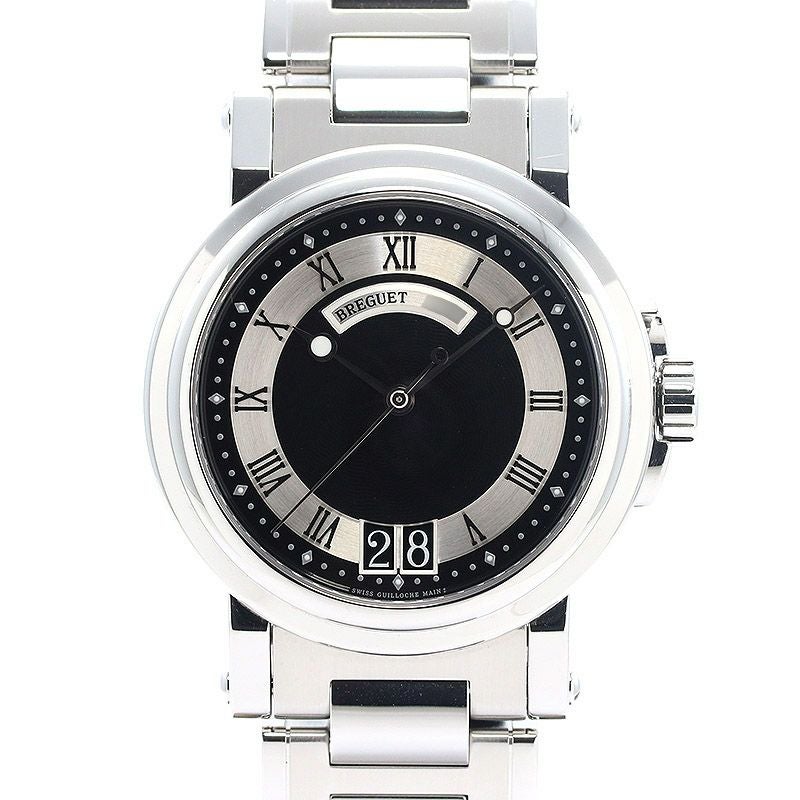 【中古】BREGUET MARNE 5817 / MARINE II LARGE DATE ブレゲ マリーン 5817 / マリーン II ラージデイト 5817ST/92/SMO (G5817ST92SM0)