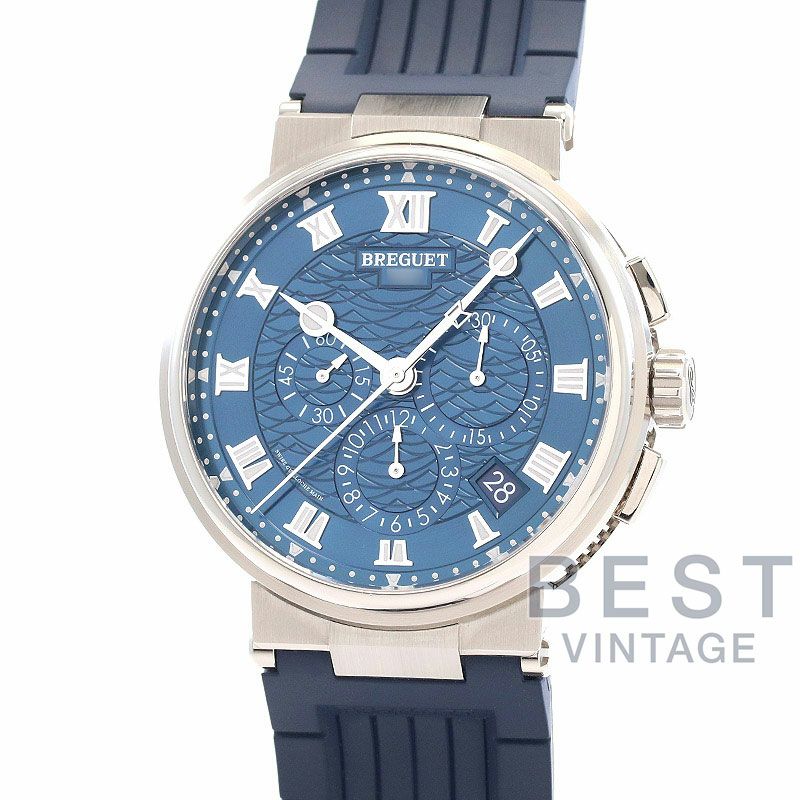 【中古】BREGUET MARINE CHRONOGRAPHE 5527 ブレゲ マリーン クロノグラフ 5527 5527BB/Y2/5WV(G5527BBY25WV)