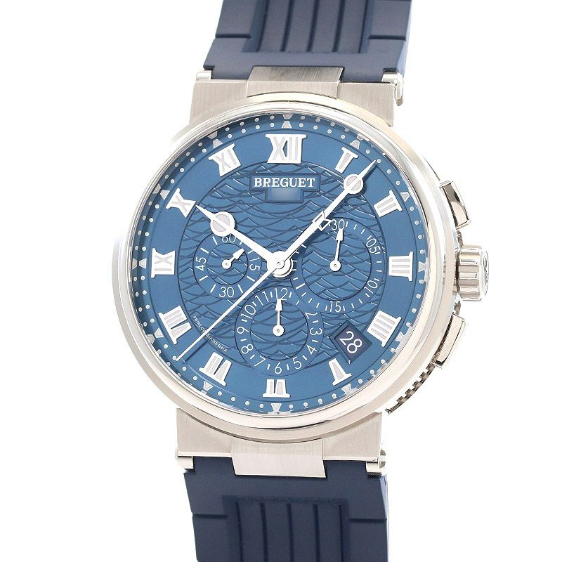 【中古】BREGUET MARINE CHRONOGRAPHE 5527 ブレゲ マリーン クロノグラフ 5527 5527BB/Y2/5WV(G5527BBY25WV)