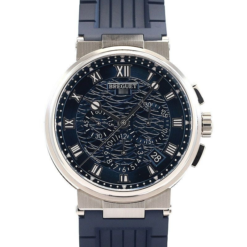 【中古】BREGUET MARINE CHRONOGRAPHE 5527 ブレゲ マリーン クロノグラフ 5527 5527BB/Y2/5WV(G5527BBY25WV)