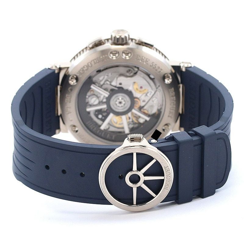 【中古】BREGUET MARINE CHRONOGRAPHE 5527 ブレゲ マリーン クロノグラフ 5527 5527BB/Y2/5WV(G5527BBY25WV)