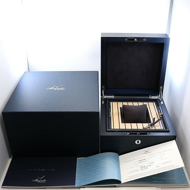 【中古】BREGUET MARINE CHRONOGRAPHE 5527 ブレゲ マリーン クロノグラフ 5527 5527BB/Y2/5WV(G5527BBY25WV)