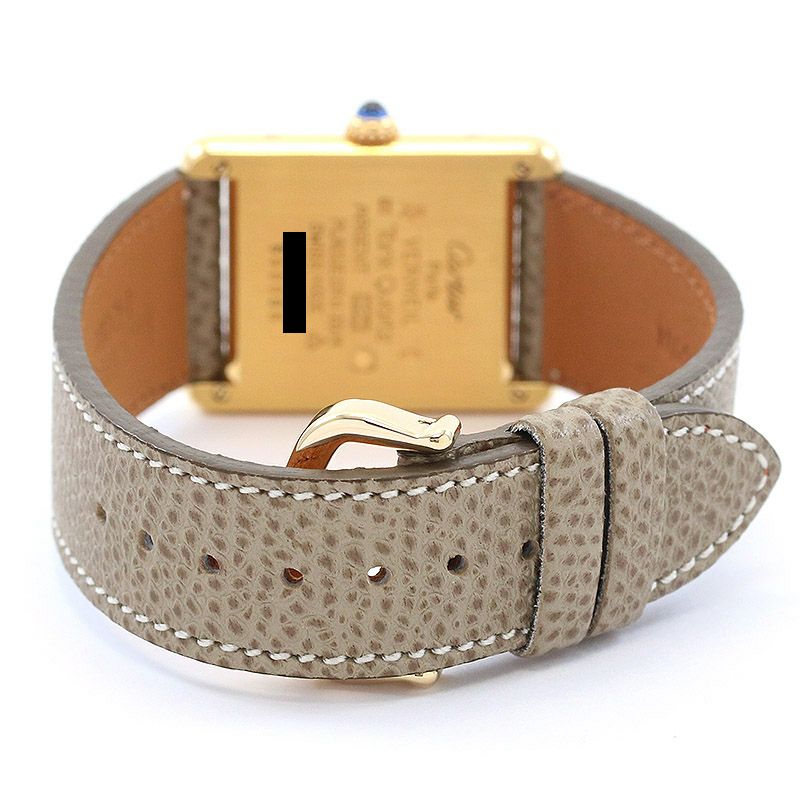 中古】CARTIER MUST TANK LARGE MODEL VERMEIL カルティエ マスト