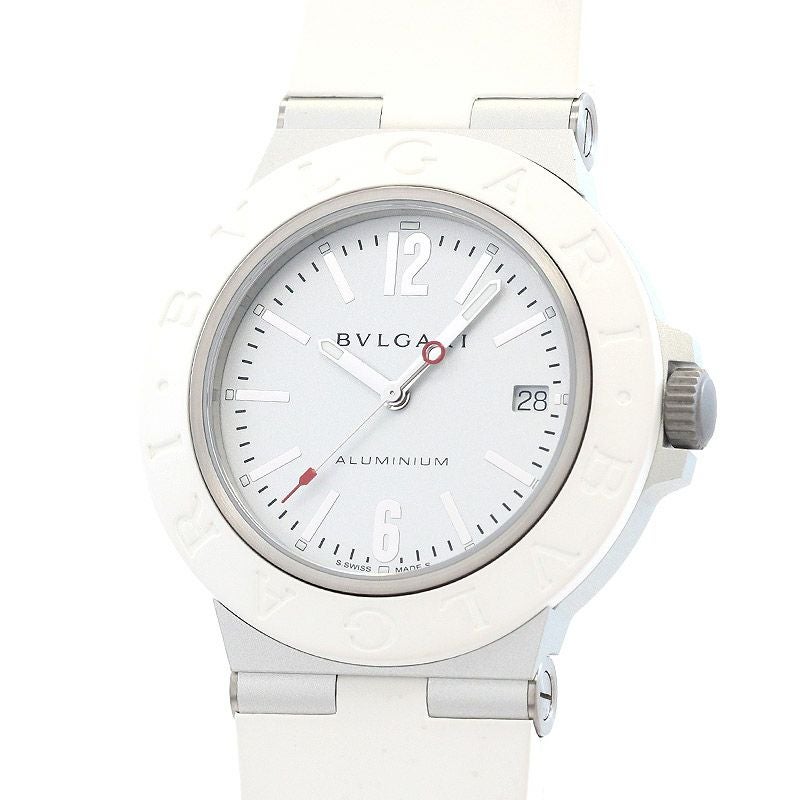 【中古】BVLGARI ALUMINUM WHITE LIMITED  ブルガリ アルミニウム ホワイト限定モデル 103964 (BB40AT)