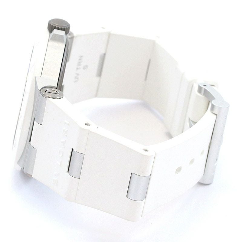 中古】BVLGARI ALUMINUM WHITE LIMITED ブルガリ アルミニウム