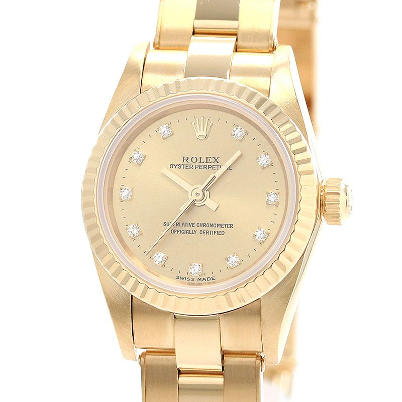 ロレックス ROLEX オイスターパーペチュアル 腕時計 レディース【中古】 ロレックス オイスター パーペチュアル (中古) ｜腕時計専門の販売