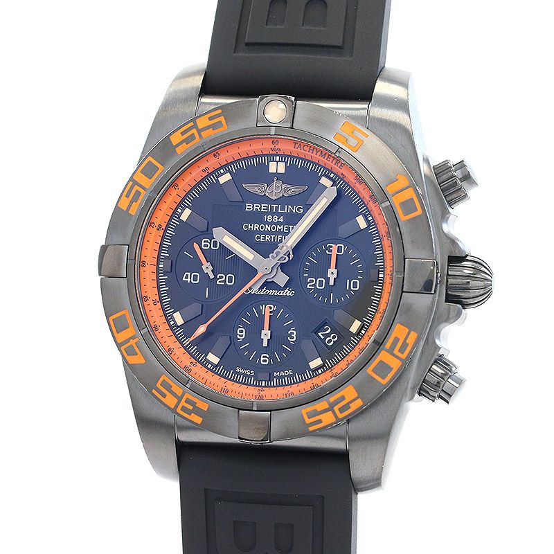 【中古】BREITLING CHRONOMAT 44 RAVEN ブライトリング クロノマット 44 レイブン MB0111C2/BD07/152SS/M20SS.1 (M011B07VPB)