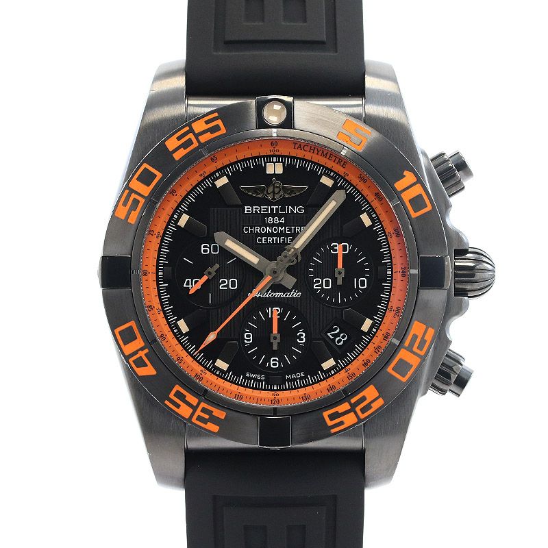 【中古】BREITLING CHRONOMAT 44 RAVEN ブライトリング クロノマット 44 レイブン MB0111C2/BD07/152SS/M20SS.1 (M011B07VPB)