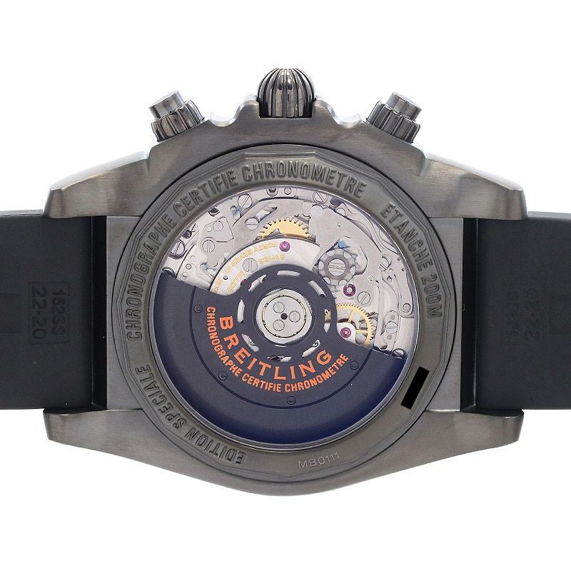 【中古】BREITLING CHRONOMAT 44 RAVEN ブライトリング クロノマット 44 レイブン MB0111C2/BD07/152SS/M20SS.1 (M011B07VPB)