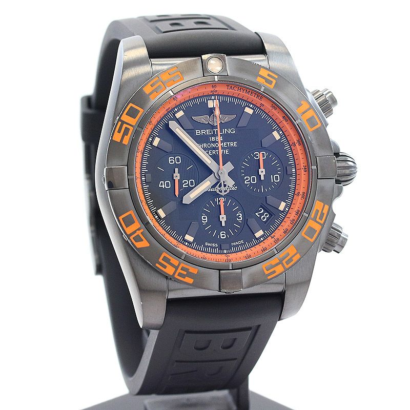 【中古】BREITLING CHRONOMAT 44 RAVEN ブライトリング クロノマット 44 レイブン MB0111C2/BD07/152SS/M20SS.1 (M011B07VPB)