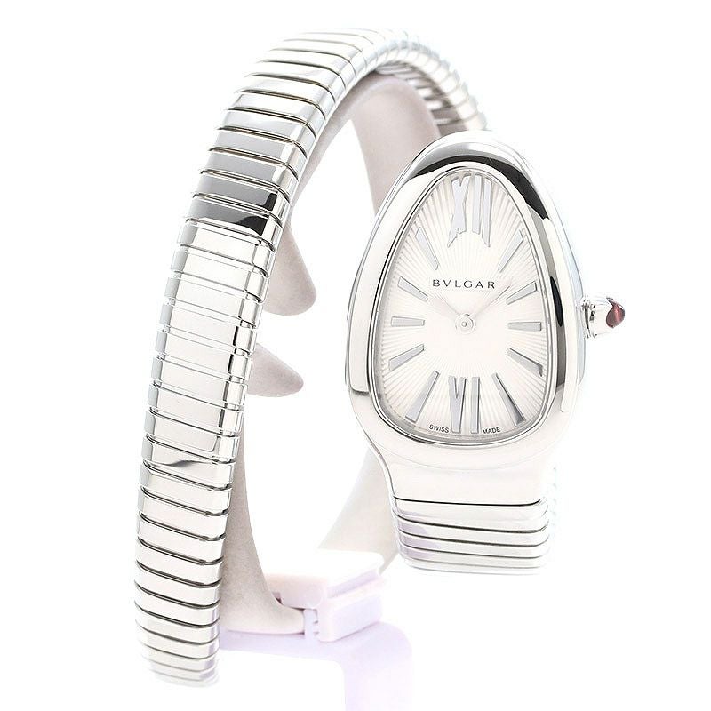【中古】BVLGARI SERPENTI TUBOGAS WATCH SMALL SIZE BRACELET ブルガリ セルペンティ トゥボガス ウォッチ Sサイズブレスレット 101817　(SP35C6SS.1T / SP35S)