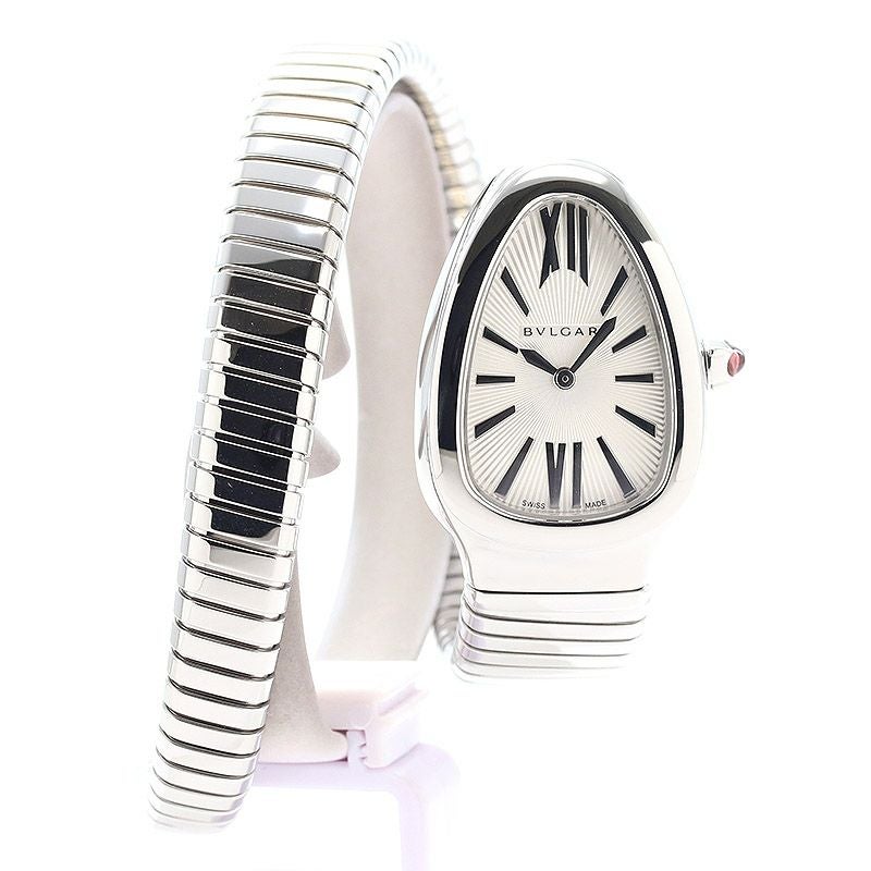 【中古】BVLGARI SERPENTI TUBOGAS WATCH SMALL SIZE BRACELET ブルガリ セルペンティ トゥボガス ウォッチ Sサイズブレスレット 101817　(SP35C6SS.1T / SP35S)