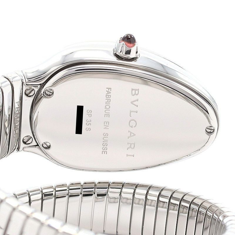 【中古】BVLGARI SERPENTI TUBOGAS WATCH SMALL SIZE BRACELET ブルガリ セルペンティ トゥボガス ウォッチ Sサイズブレスレット 101817　(SP35C6SS.1T / SP35S)