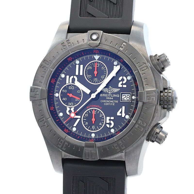 【中古】BREITLING AVENGER SKYLAND BLACK STEEL LIMITED EDITION ブライトリング アベンジャー スカイランド ブラックスチール リミテッドエディション M1338010/B864/120S (M338B64DPB)