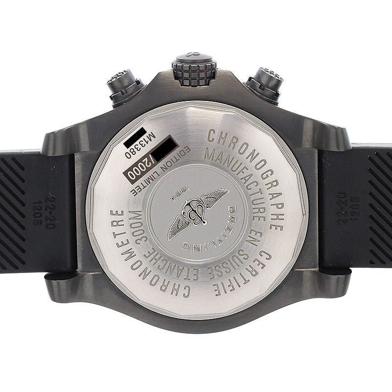 F348TB　ブライトリング アベンジャー スカイランド 中古】BREITLING AVENGER SKYLAND BLACK STEEL LIMITED EDITION