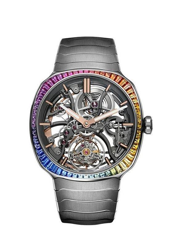 H.Moser ＆ Cie. STREAMLINER TOURBILLON SKELETON RAINBOW H.モーザー