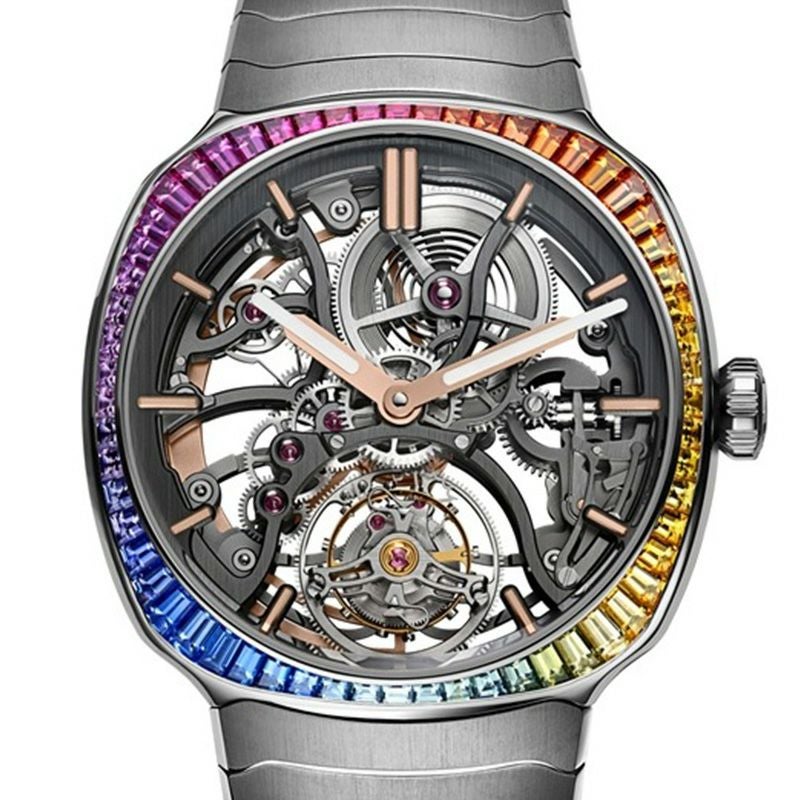 H.Moser ＆ Cie. STREAMLINER TOURBILLON SKELETON RAINBOW H.モーザー