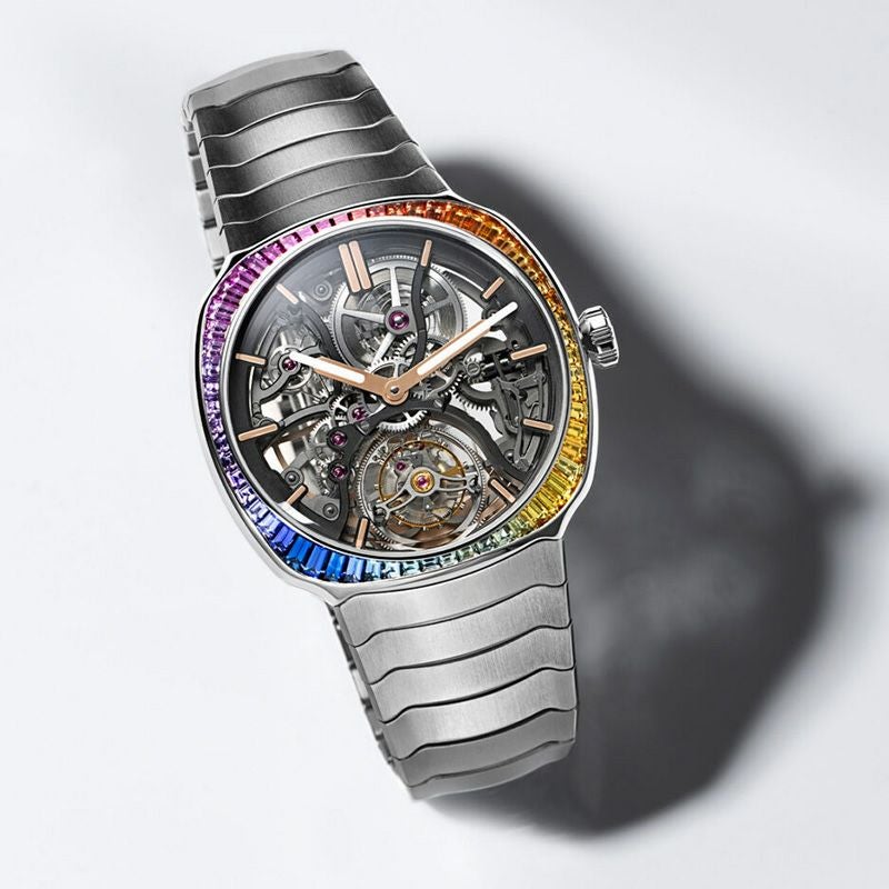 H.Moser ＆ Cie. STREAMLINER TOURBILLON SKELETON RAINBOW H.モーザー