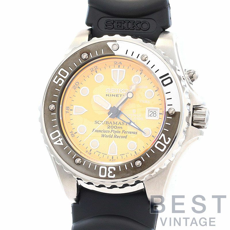中古】SEIKO SCUBA MASTER KINETIC PIPIN LIMITED EDITION セイコー 