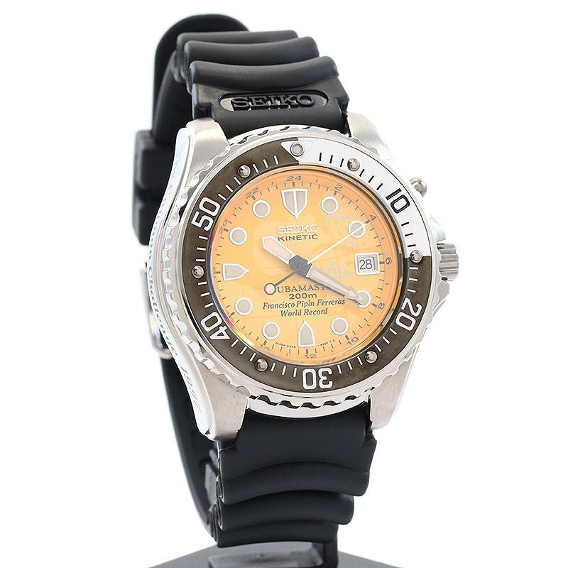 【中古】SEIKO SCUBA MASTER KINETIC PIPIN LIMITED EDITION セイコー スキューバマスター キネティック ピピン限定 SBCW007 (5M45-6A60)
