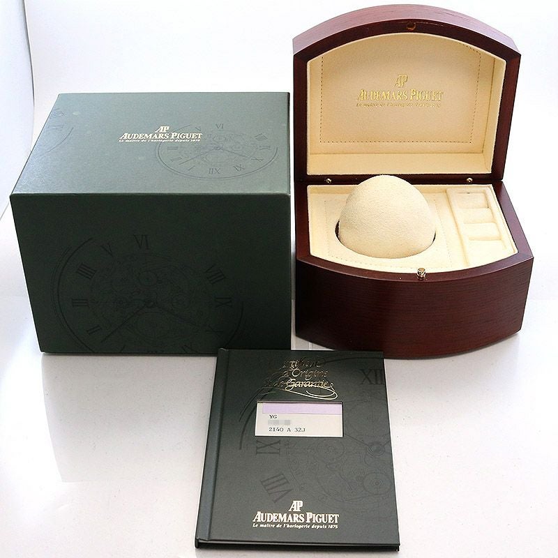 【OH済】 オーデマピゲ 【AUDEMARS PIGUET】 ミレネリーオートマティック 77161BA.O.0001CR レディース ピンク K18イエローゴールド 腕時計 時計 MILLENARY AUTOMATIC PINK K18YG AP【中古】 AUDEMARS PIGUET - 【OH済】 オーデマピゲ 【AUDEMARS PIGUET】 ミレ
