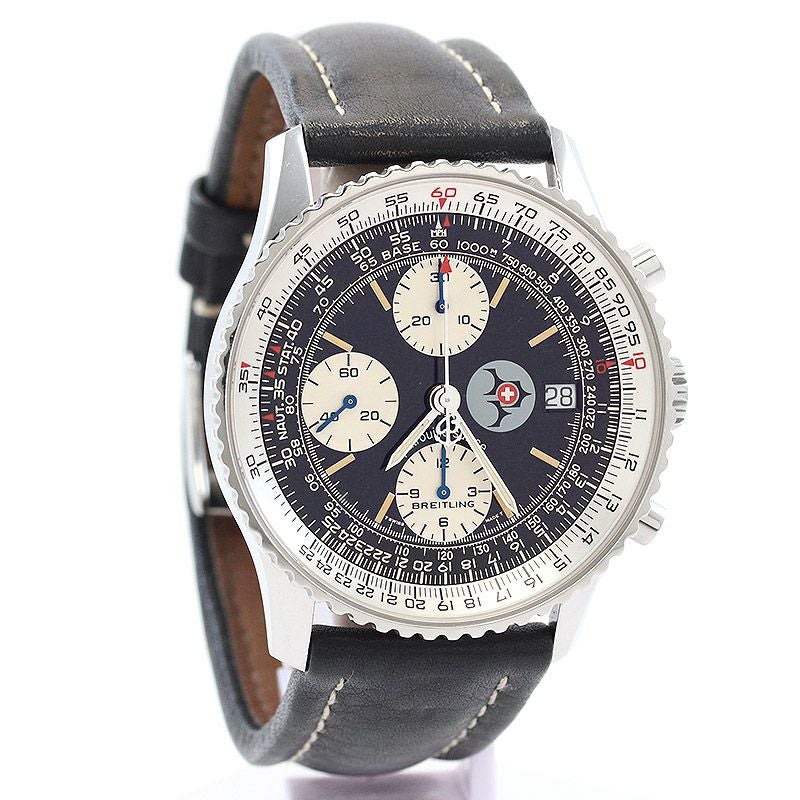 【中古】BREITLING OLD NAVITIMER II PATROUILLE SUISSE LIMITED EDITION ブライトリング オールド・ナビタイマー II パトルイユ・スイス リミテッドエディション A13022 (A132BPSLBA)