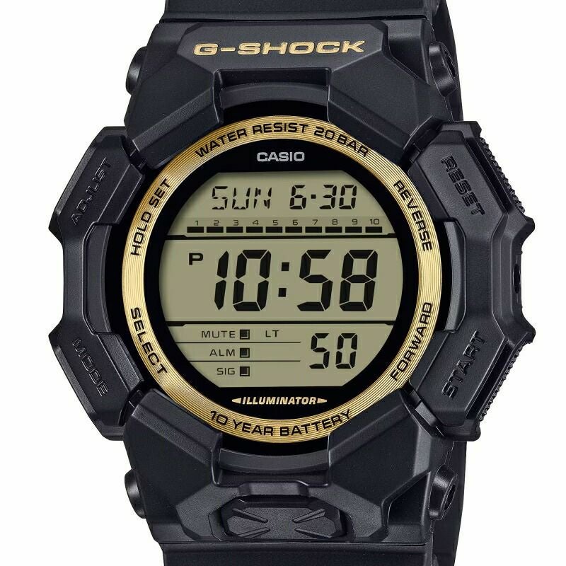【くまやん】CASIO G-SHOCK ゴールド デジタル腕時計 G-SHOCK DIGITAL 010 Series ジーショック デジタル GD-010GB-1A9JF