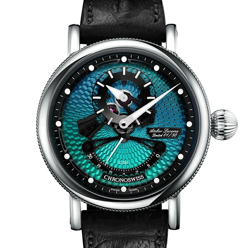CHRONOSWISS OPEN GEAR RESEC PARAIBA クロノスイス オープンギア レ･セック パライバ CH-6923-TUBK