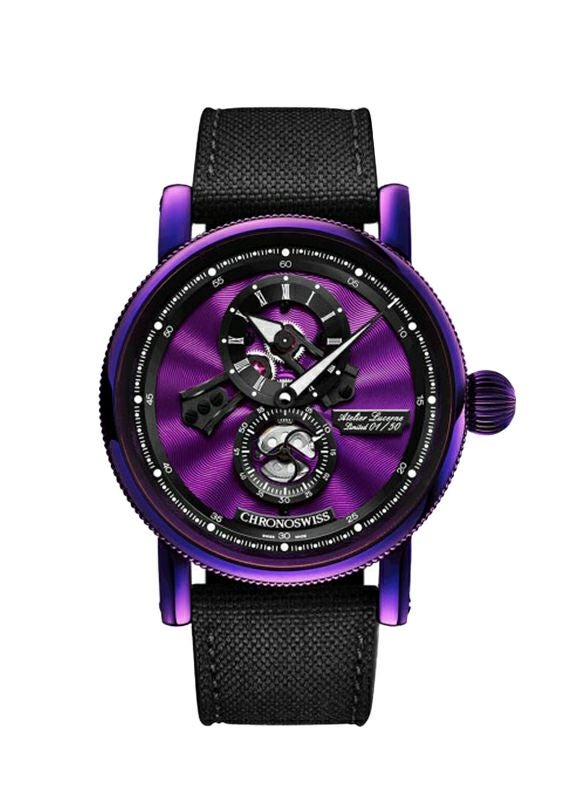 CHRONOSWISS FLYING REGULATOR OPEN GEAR PURPLE HAZE クロノスイス フライングレギュレーター オープンギア パープルヘイズ CH-8758.1-PUBK