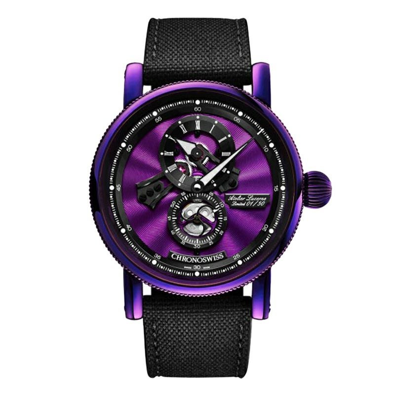 CHRONOSWISS FLYING REGULATOR OPEN GEAR PURPLE HAZE クロノスイス