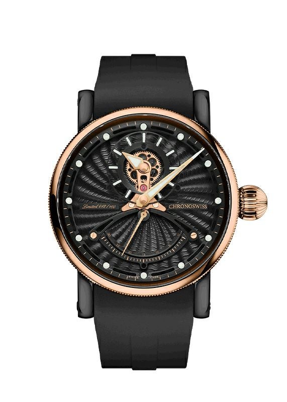 CHRONOSWISS OPEN GEAR RESEC OBSIDIAN MANUFACTURE クロノスイス オープンギア レ・セック オブシディアン マニュファクチュール CH-6925T.1R-BKGO