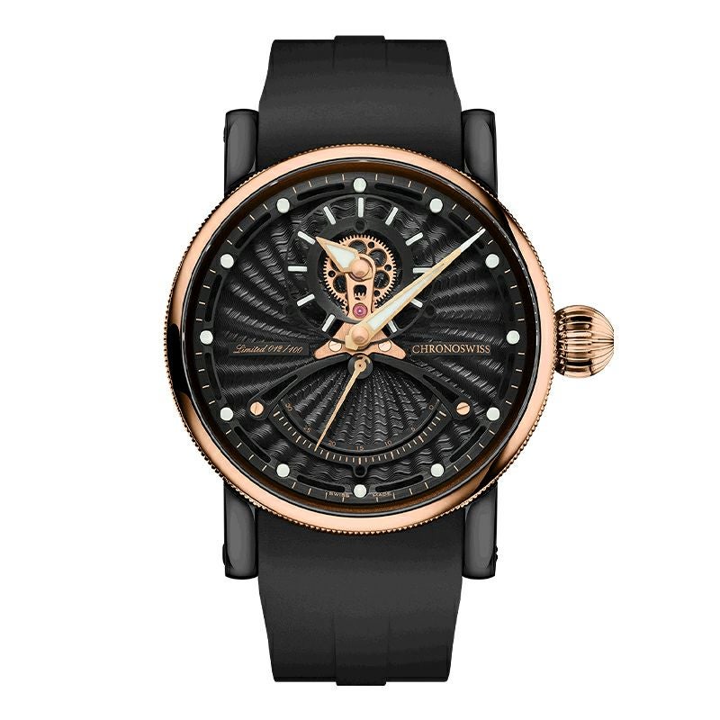 CHRONOSWISS OPEN GEAR RESEC OBSIDIAN MANUFACTURE クロノスイス オープンギア レ・セック オブシディアン マニュファクチュール CH-6925T.1R-BKGO