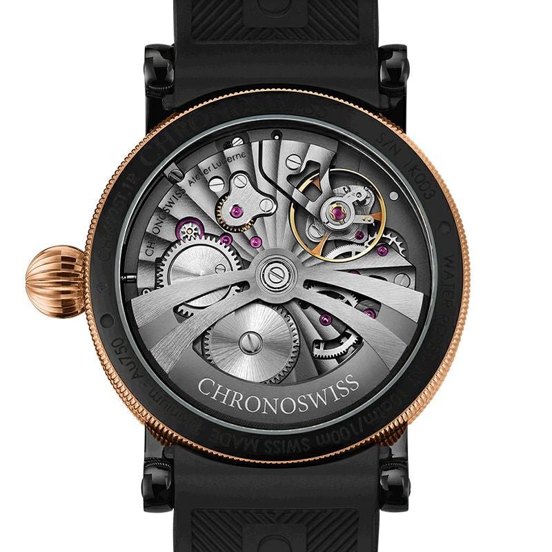 CHRONOSWISS OPEN GEAR RESEC OBSIDIAN MANUFACTURE クロノスイス