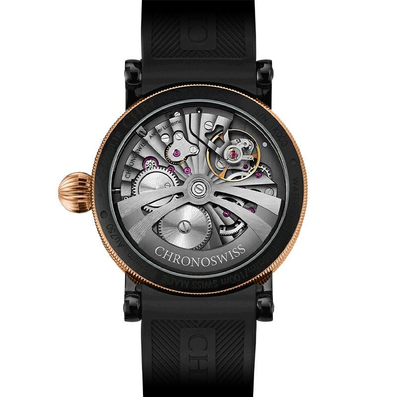 CHRONOSWISS OPEN GEAR RESEC OBSIDIAN MANUFACTURE クロノスイス