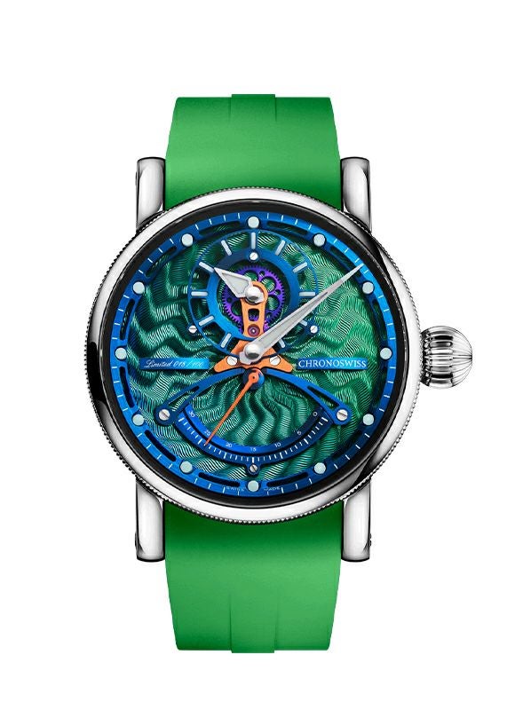 CHRONOSWISS OPEN GEAR RESEC GREEN MONSTER MANUFACTURE クロノスイス オープンギア レ・セック マニュファクチュール グリーンモンスター CH-6923T.1-GRBL