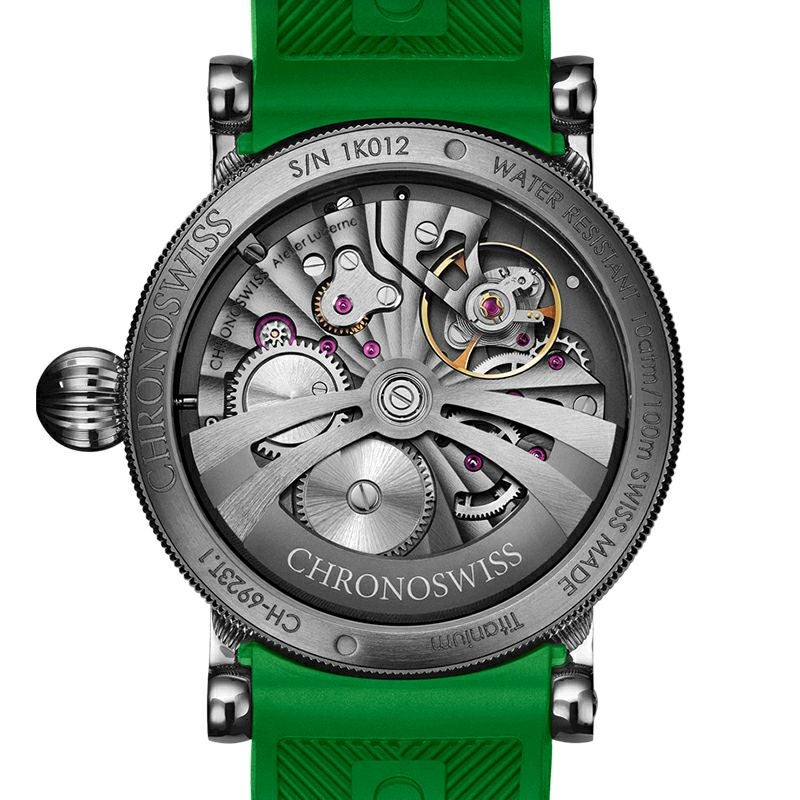 CHRONOSWISS OPEN GEAR RESEC GREEN MONSTER MANUFACTURE クロノスイス オープンギア レ・セック マニュファクチュール グリーンモンスター CH-6923T.1-GRBL