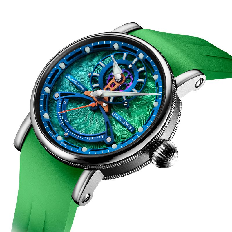CHRONOSWISS OPEN GEAR RESEC GREEN MONSTER MANUFACTURE クロノスイス オープンギア レ・セック マニュファクチュール グリーンモンスター CH-6923T.1-GRBL