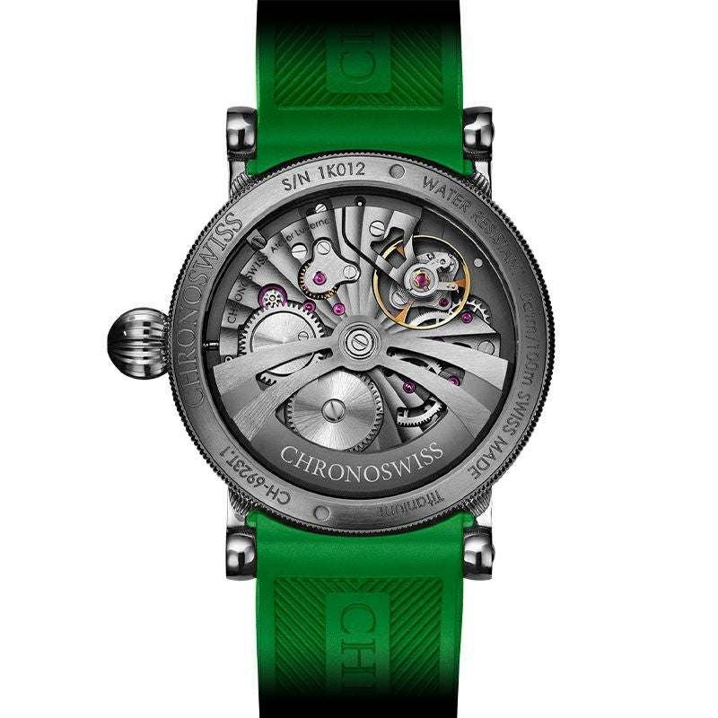 CHRONOSWISS OPEN GEAR RESEC GREEN MONSTER MANUFACTURE クロノスイス オープンギア レ・セック マニュファクチュール グリーンモンスター CH-6923T.1-GRBL