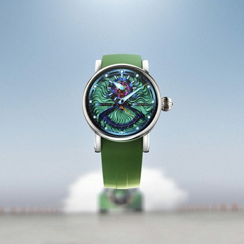 CHRONOSWISS OPEN GEAR RESEC GREEN MONSTER MANUFACTURE クロノスイス オープンギア レ・セック マニュファクチュール グリーンモンスター CH-6923T.1-GRBL