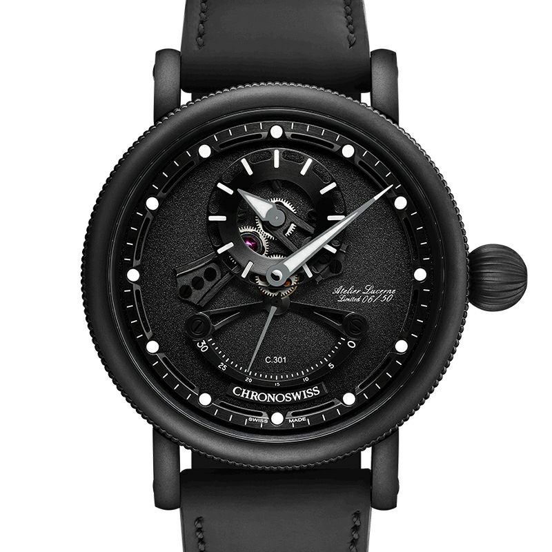 CHRONOSWISS OPEN GEAR RESEC BLACK ICE クロノスイス オープンギア レ･セック ブラックアイス CH-6925M-BKBK