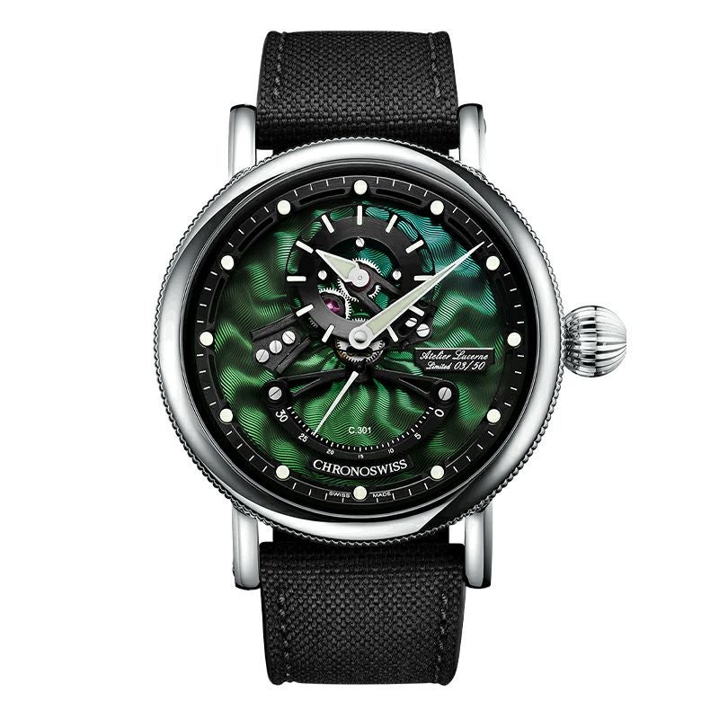 CHRONOSWISS OPEN GEAR RESEC JUNGLE クロノスイス オープンギア レ･セック ジャングル CH-6923-DGRBK