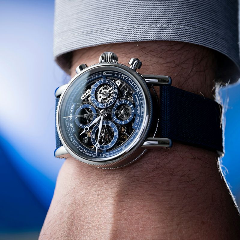 CHRONOSWISS OPUS CHRONOGRAPH TITANIUM クロノスイス オーパス クロノグラフ チタニウム CH-7543T.1S-BL2